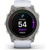 Garmin Smartwatch Epix Pro (Gen 2) Sapphire Edition con cinturino in silicone, cassa 51 mm, bianco