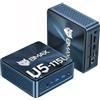 BMAX B11 Pro Mini PC per Smart Working con Intel Core Ultra 5 115U(fino a 4,2GHz), 16GB LPDDR5 e 512GB NVMe, Mini PC Windows 11| LAN 2.5G| Triplo Display| Massima Efficienza AI con NPU Intel AI Boost