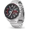 Casio Orologio Casio ECB-900DB-1AER, 51,5 mm, Bluetooth Smart, alimentazione solare, acciaio inossidabile, nero