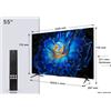 TCL C69KS Serie Smart TV QD-MiniLED 4K 55 55C69KS, audio Onkyo 2.1, Dolby Vision & Atmos, Google TV GARANZIA ITALIA
