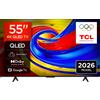 TCL P7L TV 55P7L 55" QLED, 4K HDR, Direct LED, Google TV, Dolby Vision & Atmos, HDR10+, Game Master, VRR GARANZIA ITALIA