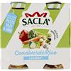 Sacla Saclà, Condiverde Riso Leggero Duo, Condimento di Mix di Verdure per Insalata di Riso e altri Cereali, Senza Olio, Vaso Vetro, 2x290g (2x175g sgocciolato), Confezione da 6 pezzi