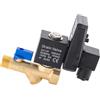 TIKATARER Valvola di Scarico Della Condensa ad Aria Compressa, Scarico Temporizzato Programmabile con Intervallo di Tempo Regolabile 0,5-10 S/0,5-45 Min per Compressori D'aria (AC230V)