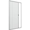 Zanzanet - Zanzariera Laterale da 42 mm 125x260 cm in Kit Fai da Te - Riducibile e Regolabile a misura per Porte finestre Disponibile in 9 colori con Freno, Snodo e Clips laterali