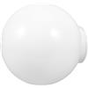 JOYOFREELY Paralume in Acrilico Bianco a Forma Sferica per Lampade a Sospensione e Plafoniere, Copertura Luminosa Versatile per Esterni e Ambienti All'aperto