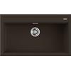 Generico Elleci Lavello Incasso Best 360 1 Vasca 86×51 Espresso Marrone Granitek LGB36078