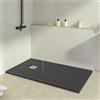 KOES - Piatto Doccia in Resina Serie INDO - 80x100 - Nero RAL 9005