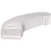 Steinberg14 220 x 55 mm Flex canale piatto con connettore, tubo flessibile per sistemi di ventilazione, aspirazione del vapore