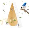 PORFOYO Scatola Musicale Canto Uccelli Attivato Movimento, Scatola Con Sensore Di Movimento, Bird Chirping Box Con Timer, Scatola Per Cinguettio Degli Uccelli, Nature Sounds Box Per Dormire,Lavoro,Spa,Viaggi