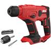 Skil 3810 CA - Perforatore 18 V, Tecnologia Keep Cool, Meccanismo Pneumatico, Variatore Velocità, LED, Ioni di Litio