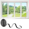 ACJSDGL Schermo per zanzariera 85x120cm |Rete antizanzare con striscia a strappo|Zanzariera per porte e finestre,Bianco