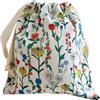 FVDZRFIE Borse Tela 1 borsa con coulisse in cotone stampato, borsa da viaggio for cosmetici, borsa con coulisse portatile(Color2)