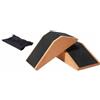 Tdoutop Blocco per Squat in, Piattaforma Antiscivolo Professionale, Blocco per Pilates E Allenamenti a Casa, Squat con Tallone Rialzato, 2 Pezzi con Borsa