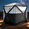 VUNHEX Sauna Per Esterni Tenda Per 3-5 Persone, Tenda Da Pesca Portatile Con 3 Strati Termici In Tessuto Oxford 210d, Isolante Dal Calore E Antiven-to, Ideale Per Campeggio E Pesca Sulla Neve
