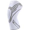 Generico Tutore for Cuscinetti Elastici e Traspiranti con Manica di Supporto, Compatibile for la Corsa Sportiva Basket, pallavolo(White,M)