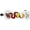 QSTDGVPW Copritesta per Mazza da Golf con Design a Drago per Golfisti, Bianco Dr 36x17 cm
