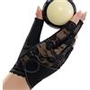 Generic Biliardo Mano Sinistra - Attrezzature Biliardo Donna Pizzo | Allenamento per Principianti,per Allenamento, Competizione, Casa, Torneo, All'aperto, Palestra, Bar, Sala