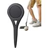 Generic Strumento di riparazione per divot da golf, strumento di fissaggio per palline in metallo, aiuto magnetico per una pratica accurata, accessorio portatile per uomini, donne, golfisti, strumento di