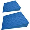 Generic Slant Board - 15 x 11,9 x 5,1 cm, cunei portatili in schiuma per yoga, supporto leggero in schiuma EVA, zeppa elastica leggera per polpaccio, per donne e uomini, pilates, flessioni, fitness