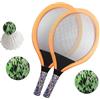 Generic Tennis per ragazzi - Racchetta leggera per principianti e giocatori di livello intermedio. Ideale per l'allenamento sportivo di baseball/netball. Fibra per un'ottima oscillazione. (D, 50X30CM)