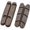 Generico Compatibile con Ruote Shimano in Carbonio, pastiglie Freno in Legno di Sughero, Bici da Strada, Ruote Pieghevoli BMX, Ganasce Freno a cerchione,Componenti(6 Pairs)