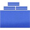 ENSDIEPLS Tavolo da Biliardo, Biliardo Snooker in Feltro con 6 Strisce Multicolor 7-9 ft for Interni(9ft Red)
