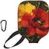 CNTDBU Custodia per pagaia in neoprene con tasca a rete, moschettone per borsa da palestra