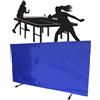 Generic Recinzione portatile di ping-pong, recinzione per la competizione e l'allenamento, per uso dell'ufficio della palestra del parco giochi