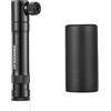 KLdcfhDR 1 pz CO2 Pompa di gonfiaggio for Pneumatici for Bicicletta Pompe Schrader e Presta Testa Mini iniettore for Bici Accessori for Ciclismo(A Silver)