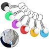 Stylebest 6 Pezzi Portachiavi Racchetta da Pong Regalo Divertente Mini Mazza da Pong Portatile per gli Amanti dello Sport Verde Rosso Viola Giallo Blu