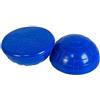 ZYIHNIRB 2 Palle da Pilates a Mezza Lunghezza con Superficie Antiscivolo, Ideali per L'allenamento di Realizzate in PVC Compatto, Blu