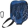 CNTDBU Custodia invernale in neoprene con tasca a rete, moschettone per borsa da palestra