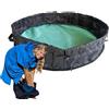 Nuyhgtr Wetsuit Changing Mat, Waterproof Pad, Quick-Dry, Foldable Gear Organizer, Outdoor Accessory, Ideale per Swimming, Surfing, Campeggio, Beach, Pool, Kayaking, Boating, Sport