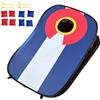 Nuyhgtr Bean Bag Toss Game for Kids, Throwing Toys with 8 Bean Bags, Outdoor Lawn Bean Bag Game, Kids Bean Bag Toss Game, Portable Bean Bag Toss Toy, Bean Bag Toss for Ages 3-8