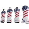 Zxpjkyu Set di 4 Pezzi/Set di Copricapo Sportivo da Golf Portatili Impermeabili N. 1/3/5 / UT con