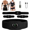 Kuisoe Apeborn - Set di 3 attrezzi per l'allenamento addominale EMS, 12 programmi di allenamento e 19 livelli di intensità, ricaricabile tramite USB, adatto per addominali e braccia