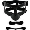 harayaa Maschera da Basket, Protezione per Il Naso, Maschera da Softball per Ragazze, per Rotti, per Allenamento, 17x10 cm