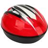 Denash Casco da Bici per Bambini, Casco da Bicicletta per Bambini Leggero e Regolabile Ammortizzante per Scooter da Ciclismo - Fodera in Schiuma Resistente Agli Urti, Dai 5 Ai 14 Anni (rosso)