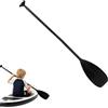 Generico Pagaia Kayak Bambino Fibra Carbonio Doppia Pala | 165x15x3cm 2 Pezzi Smontabile per Canoa Bambino Leggera Resistente