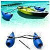 VSAQLNWZ Stabilizzatore Gonfiabile, Stabilità Kayak Inflatable Outrigger Stabilizzatore, Uso Versatile Stabilizzatore Gonfiabile per Kayak E Barche con Fori,Blue