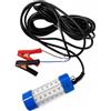 AKAMI LED UNDERWATER FISHING LIGHT Lampada a LED per Pesca Calamari e Seppie - Luce di profondità a Luce Verde o Bianca - Pesca Notturna dalla Barca FINO A 100mt (GREEN - 30W - IP68. 12v DC)