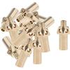 Nishiyuenyi 50 Pezzi Ugello Ottone Ugello Ottone Ugello Bruciatore LP Ottone Getto Ottone Ricambio Costruzione in Ottone Durevole
