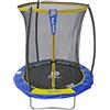 ZStyle Trampolino Tappeto Elastico Per Giardino Ø 183/244 Set Completo Rete Di Sicurezza Scaletta Copertura Del Bordo Per Bambini Adulti Rotondo Sport Tempo Libero (Ø 183 cm)