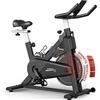 PASYOU Cyclette magnetica con resistenza regolabile per bici da casa, palestra/ciclo indoor palestra a casa Trasmissione a cinghia con display RPM e supporto per iPad - Capacità di peso 150 kg