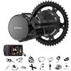 BAFANG 250W 48V BBS01B Mid Drive Kit - Motore Bici Elettrica con Display LCD EKD01, Kit di Conversione Ebike per BB 68MM Mountain Bike Bici da Strada Bici da Pendolare
