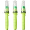 Neptuiby Razzi per Barche, 3 Razzi marini, Attrezzatura di Sicurezza per Barche a LED con rilevamento Automatico della Luce, Impermeabile Ipx6 per la (Verde).