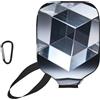 CNTDBU Float Cube Art - Custodia per pagaia da pickleball, in neoprene, con tasca in rete, moschettone per borsa da palestra