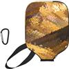 CNTDBU Moose and Wildflowers - Custodia in neoprene con tasca a rete, moschettone per borsa da palestra