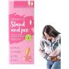 Generico Dispositivo Urinazione Femminile - Imbuto Verticale Carta, Accessorio Minzione Eretto Ergonomico, Struttura Impermeabile Antifuga + Design Monouso Compatto, Soluzione Igiene Viaggio - per Donne & Camp