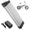 HJGHY ,36v 12.8ah, Batteria al Litio per Bicicletta elettrica da 36 V 10 Ah 12,8 Ah 14 Ah Batteria al Litio Integrata per Motore di Bici Pieghevole da 48 V 10,4 Ah